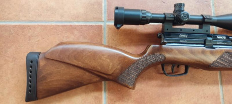 Hola buenas compañeros, GAMO COYOTE ,calibre 4,5.
La vendo con un visor leapers 6-24x50 con monturas Leapers 00