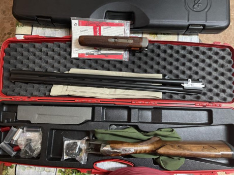 Vendo Winchester select trap , 76 cm de cañón, polichoques , selector de tiro, recámara magnum, 
Puede 00