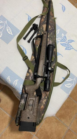 BERGARA B14 HMR Zurdo

 - Cal. 308Win
 - Cañón 24" Paso 1:10 
 - Rosca M18x1
 - Cañón flotante
 - 01