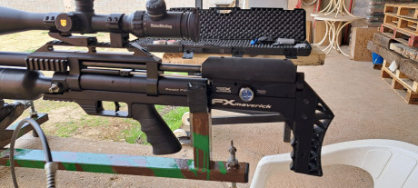 Se vende pcp fx maverik Sniper, comprada en febrero y guardada también en febrero en el armario esta nueva 00