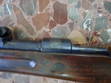 Vendo MAUSER ALEMÁN DE LA 1a guerra mundial....G98 de la fábrica de OBENDORF A.G DE 1918...Está en muy 00