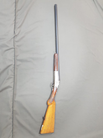 Vendo escopeta Norica (Beristain, Barcelona) 72cm monotiro cal 16 por no usar por 100€.
Saludos. 02