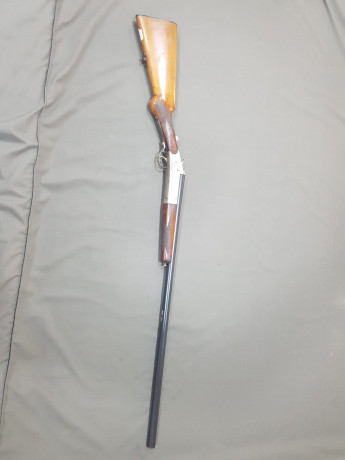 Vendo escopeta Norica (Beristain, Barcelona) 72cm monotiro cal 16 por no usar por 100€.
Saludos. 01