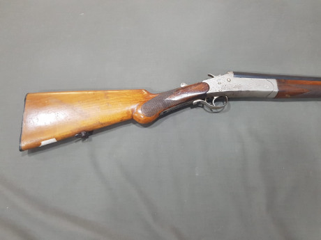 Vendo escopeta Norica (Beristain, Barcelona) 72cm monotiro cal 16 por no usar por 100€.
Saludos. 10