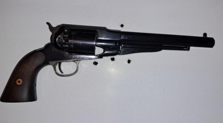Vendo Pietta Remington 1858 "For Shooters" 250€+portes. Tiene su vida, NO es un arma de estreno. 02