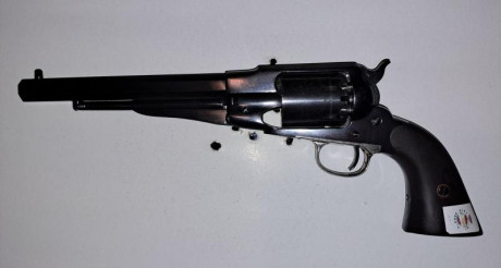 Vendo Pietta Remington 1858 "For Shooters" 250€+portes. Tiene su vida, NO es un arma de estreno. 01