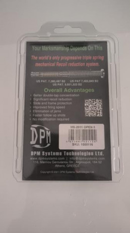Vendo DPM system para pistolas 2011 cañón Bull 5"
Totalmente nuevo, instrucciones y combinaciones 01
