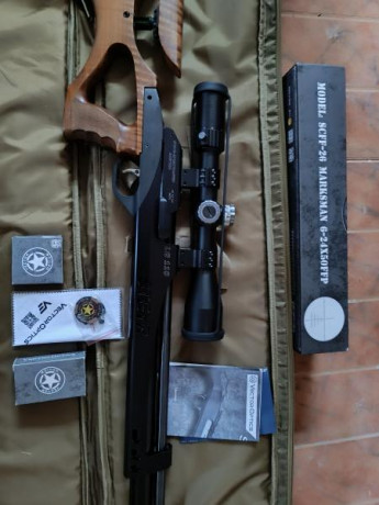 En venta visor Vector Optics Marksman 6-24x50, primer plano focal. En perfectas condiciones de estética 02