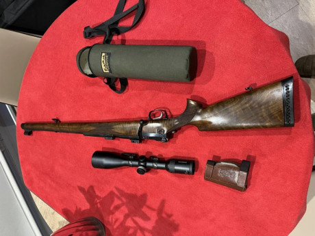 Ocasión he conseguido un Mauser 66 SM Stutzen sin uso en caza , no ha salido del campo de tiro , su dueño 02