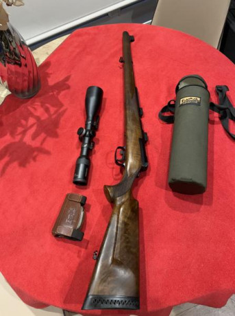 Ocasión he conseguido un Mauser 66 SM Stutzen sin uso en caza , no ha salido del campo de tiro , su dueño 01