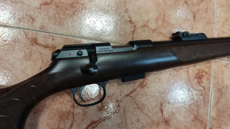 Vendo carabina CZ 457 Training Rifle 22 lr.
Prácticamente nueva.
La compró mi esposa y se lo guié a mi 01