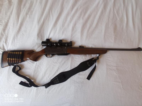 Vendo browning Safari, tiene bases leoupold QR y visor Sutter 1-4x24. También podría aceptar cambio por 01