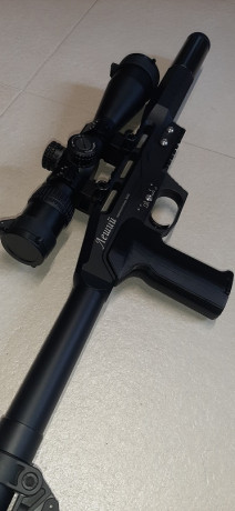 Hola a todos,

Lamentablemente y por falta de uso pongo a la venta novamente mi Edgun Leshiy e sus acesorios 12
