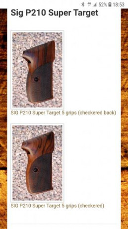 Compro cachas para P210 target chanpion 
Wuasap 652674419
Tengo las originales las que vienen con la pistola 00