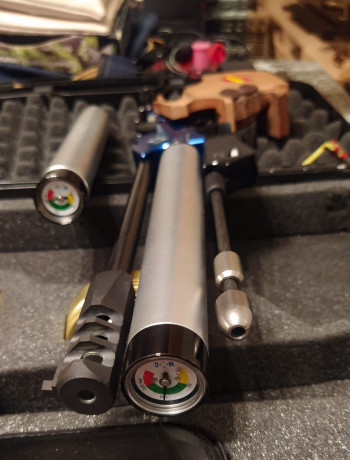 Magnífica pistola MATCH GUNS de precisión aire (pcp) del año 2020, electronica ó manual (Puede utilizarse 00