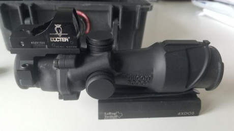 Buenas tardes, pongo a la venta un Trijicon ACOG TA01NSN con su correspondiente red dot en montura LaRue 12