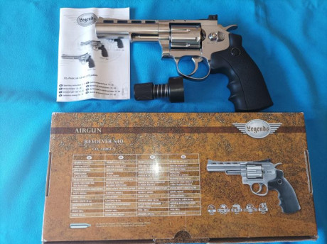Buenas a todos.
Vendo revolver de co2 marca Umarex Legend S40
Revolver totalmente metálico con cañón de 00