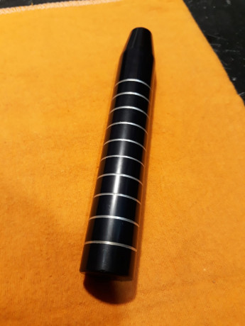 Freno de boca para cañon de 16mm. 15cm de largo por 2,3 cm de ancho. 20 euro mas lo costo de envio por 11