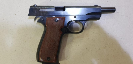 Pistola marca Star, modelo SS , calibre 9mm/380 (nueve corto).
En buen estado general, para ver en provincia 100