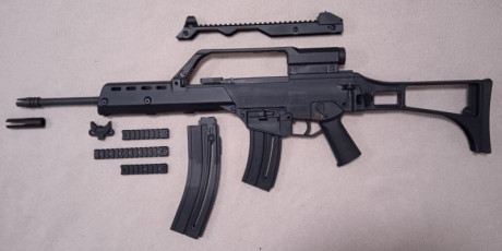 Vendo carabina HK G36 en calibre 22 L.R. Fabricada por Walther bajo licencia Heckler und Koch. 02