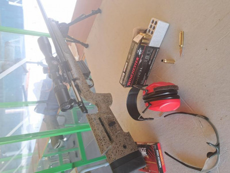 Bergara b14 hmr 6,5 creedmoor, con visor Simmons protarget 4x16-40 Reticula Mildot.Completamente nuevo 01