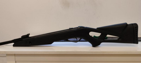 Buenas, quiero sacar del cajón este Gamo Whisper de 5.5mm en sintético con muelle de 24J. Funciona genial, 11