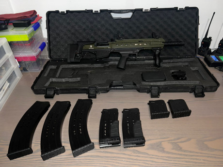Muy buenas!!
Vendo mi Escopeta semiautomática bullpup Shelby.
El arma esta en perfecto estado ya que la 00