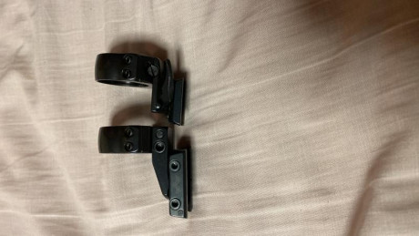 Se venden Monturas y anillas Apel(30mm) desmontables para Sauer. 10