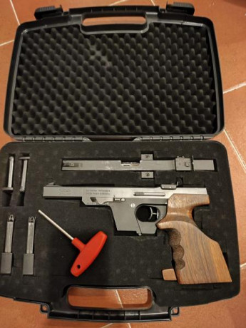 Hola:  (**VENDIDA**).
Pongo a la venta (**VENDIDA**) una pistola con doble carro Walther GSP del calibre 00