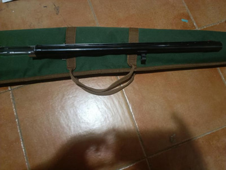Vendo cañón especial becada válido para Benelli montefeltro, Benelli Crío, super 90, etc. El cañón mide 172
