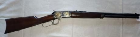 Rifle Winchester original modelo 1892 inutilizado en 2023 con certificado BOPE, de venta libre.

Profusamente 02