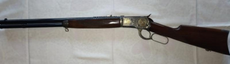 Rifle Winchester original modelo 1892 inutilizado en 2023 con certificado BOPE, de venta libre.

Profusamente 01