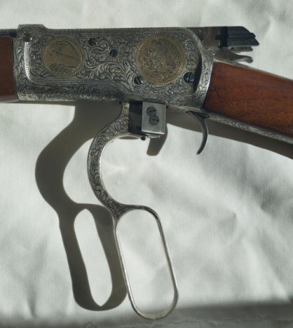 Rifle Winchester original modelo 1892 inutilizado en 2023 con certificado BOPE, de venta libre.

Profusamente 00