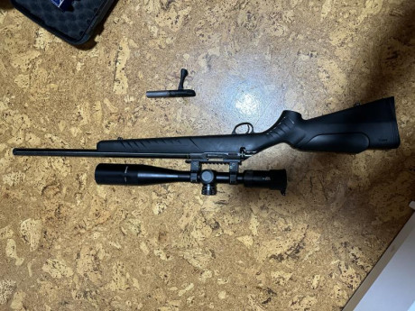 Se vende espectacular carabina del 22 de la marca Sako, 
El modelo es la heavy barrel con cañón roscado 02