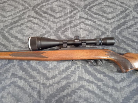 Un amigo vende la siguiente carabina

- Winchester modelo 490 made in Canadá, calibre 22, con visor de 11