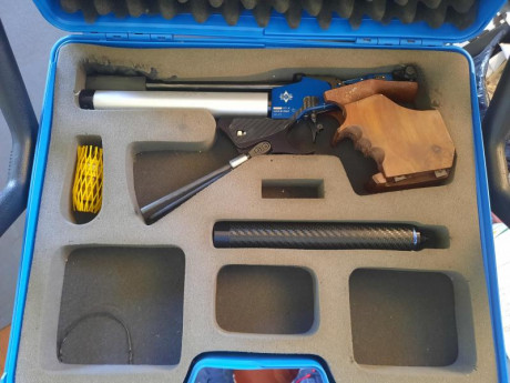Vendo pistola MATCH GUNS MG1E disparador electrónico. Con cacha talla S, ese es el motivo de la venta.
Precio 02