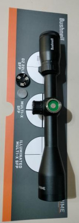 En venta visor BUSHNELL PRIME 3-9x40mm.  Construcción a prueba de agua con certificación militar IPX7. 00