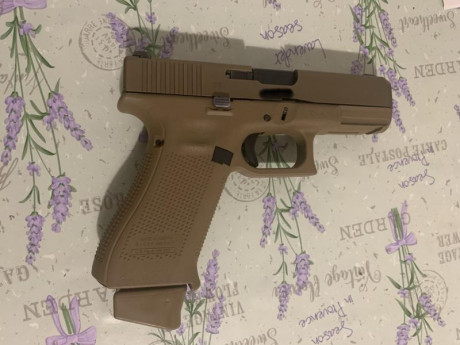 Glock 19X gen 5con kit de muelles de disparador EEMAN TECH 
Dos cargadores , alza y punto de mira metálicos 11