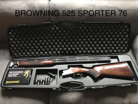 Browning b525 sporter cal 20 76cm cañon. Animas 15.7 en ambos cañones con chokes intercambiables de fabrica 02