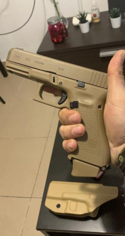 Glock 19X gen 5con kit de muelles de disparador EEMAN TECH 
Dos cargadores , alza y punto de mira metálicos 31