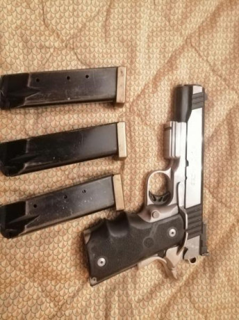 Buenos días, un compañero del club vende dos armas.
Una Para Ordenance .45 ACP con 4 cargadores 1.500 00