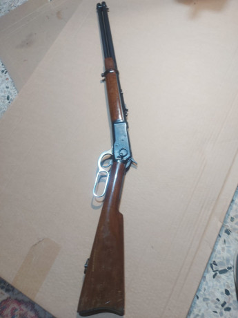 Buenas tardes, vendo una carabina Tigre, arma de palanca del calibre .44-40.Bien cuidada.
Precio 450 €.
Estoy 02