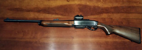 Pongo a la venta un Remington 7400 semiautomático en calibre 35 Whelen . Un calibre contundente según 02