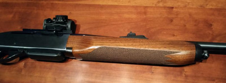 Pongo a la venta un Remington 7400 semiautomático en calibre 35 Whelen . Un calibre contundente según 01