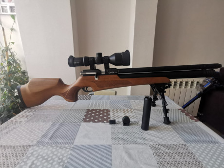 Buenas tardes ,vendo mi carabina pcp calibre 5.5 onix scout ,muy precisa,ligera y bonita ,,,,se la compré 02