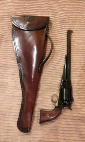 Se vende culatín para Remington Texas Buffalo 1858 de 12 pulgadas y con adorno de cuero, comprado no hace 11