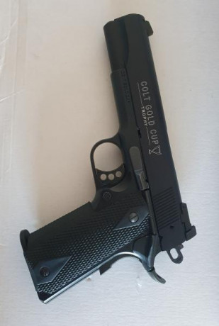 Pistola COLT 1911 GOLD CUP - 22LR.
Comprada en enero de 2022, con muy
poco uso.
- Corredera de aluminio 01