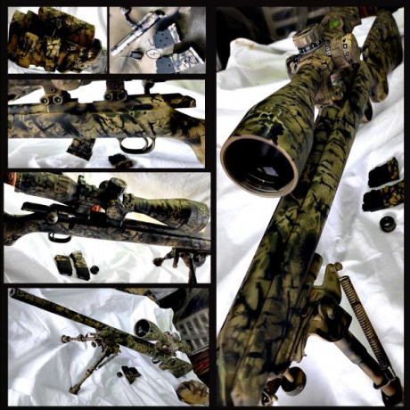 CZ 457 VARMINT + VISOR
22 LR
900 Euros

gatillo regulable
anillas regulables MOAS
Cantonera adicional
Cargador 02