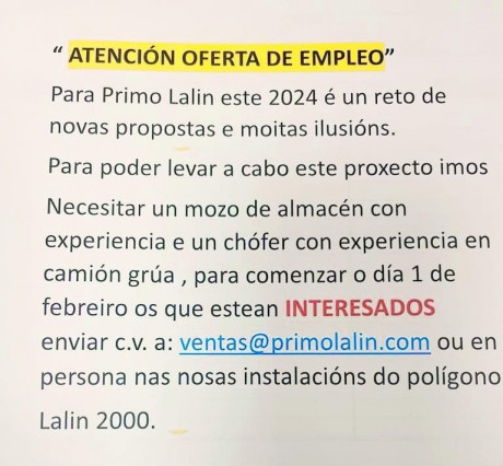 Pues se me ha ocurrido que podemos apuntarnos aquí los que buscamos trabajo y también los que ofrecen 110