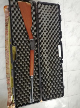 Se vende carabina Marlin mod 39 AS cañón corto y desmontable, guiada con 22 corto y 22 lr.
En muy buen 02